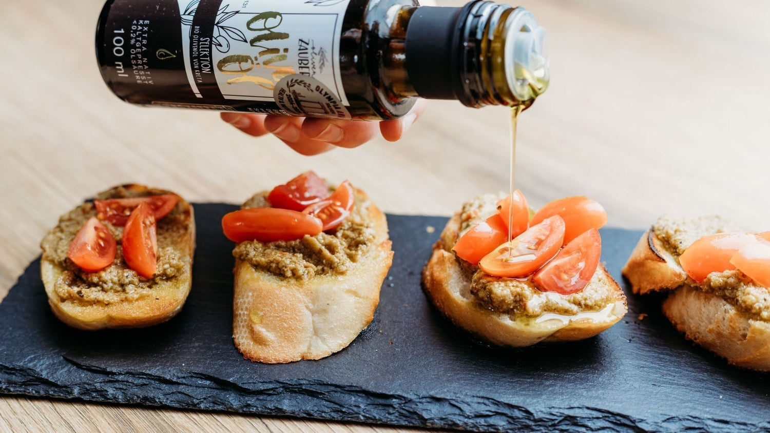 Mediterrane Genussmomente: Olivenpaste, Selektion & Crostini - OlivenZauber - Olivenöl neu erleben