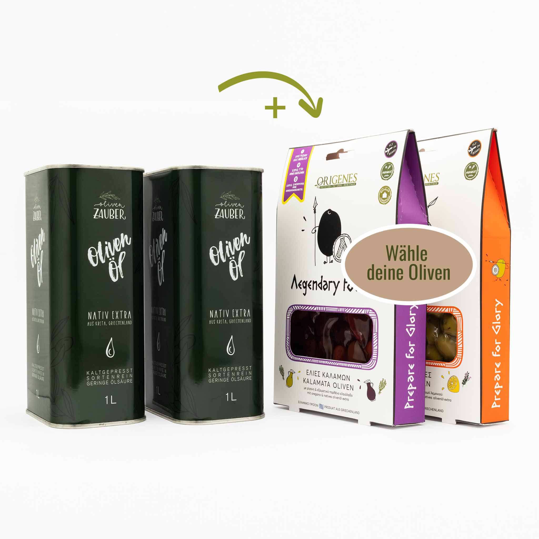 Aktionspaket Blackweek 2 Liter Olivenöl + Oliven - OlivenZauber - Olivenöl neu erleben