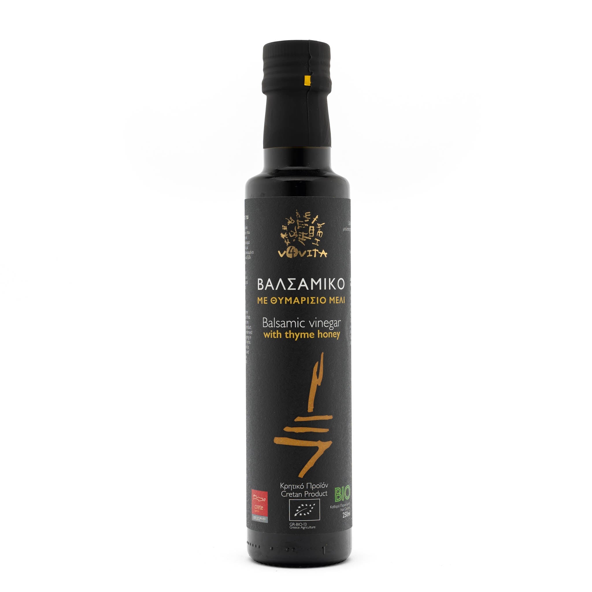 Bio Balsamico Essig aus Kreta mit Thymianhonig - 250ml - OlivenZauber - Olivenöl neu erleben