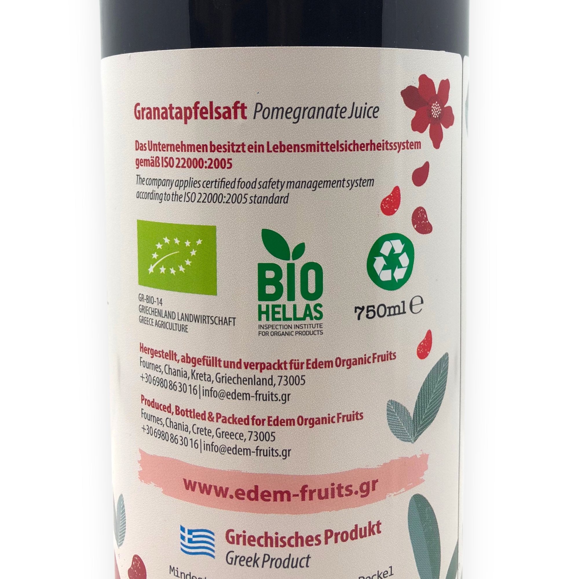 Hochwertiger Granatapfelsaft