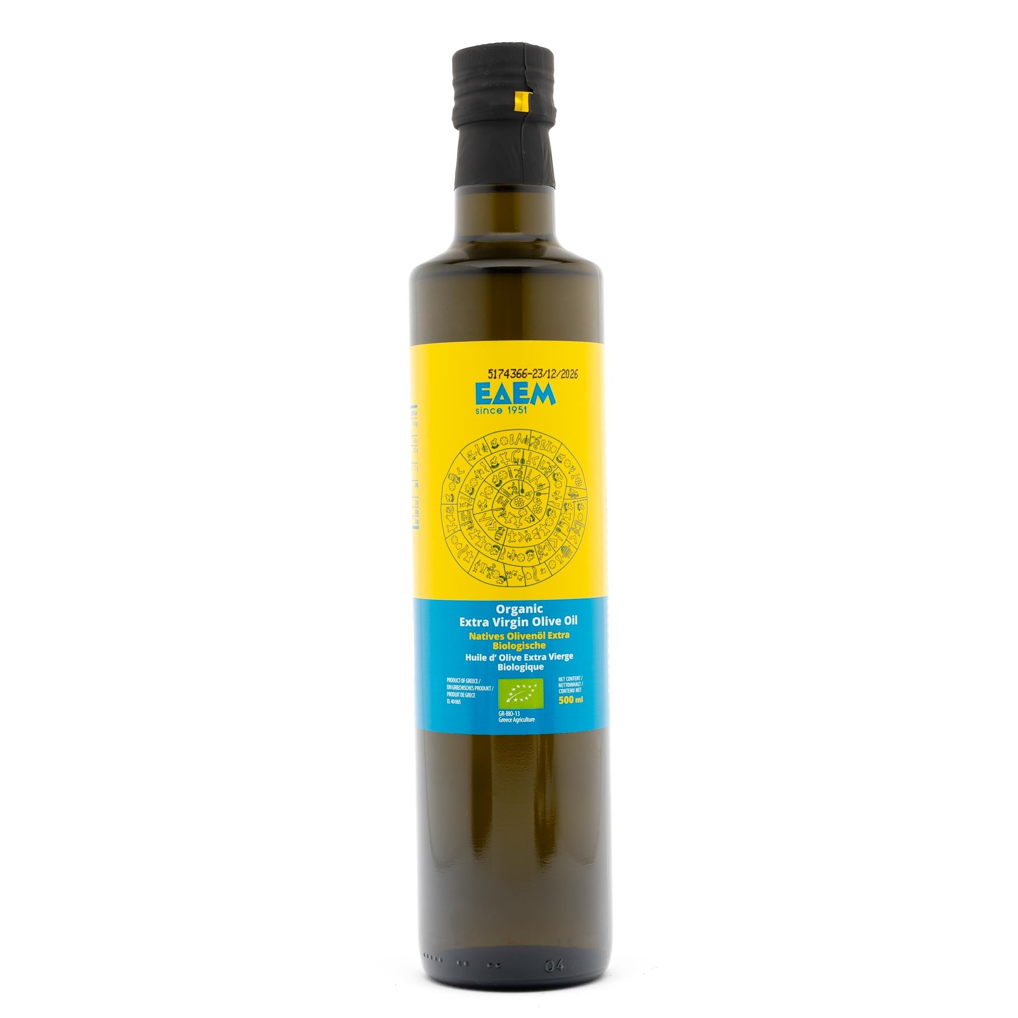 Bio Olivenöl nativ extra aus Kreta – 500ml Flasche - OlivenZauber - Olivenöl neu erleben