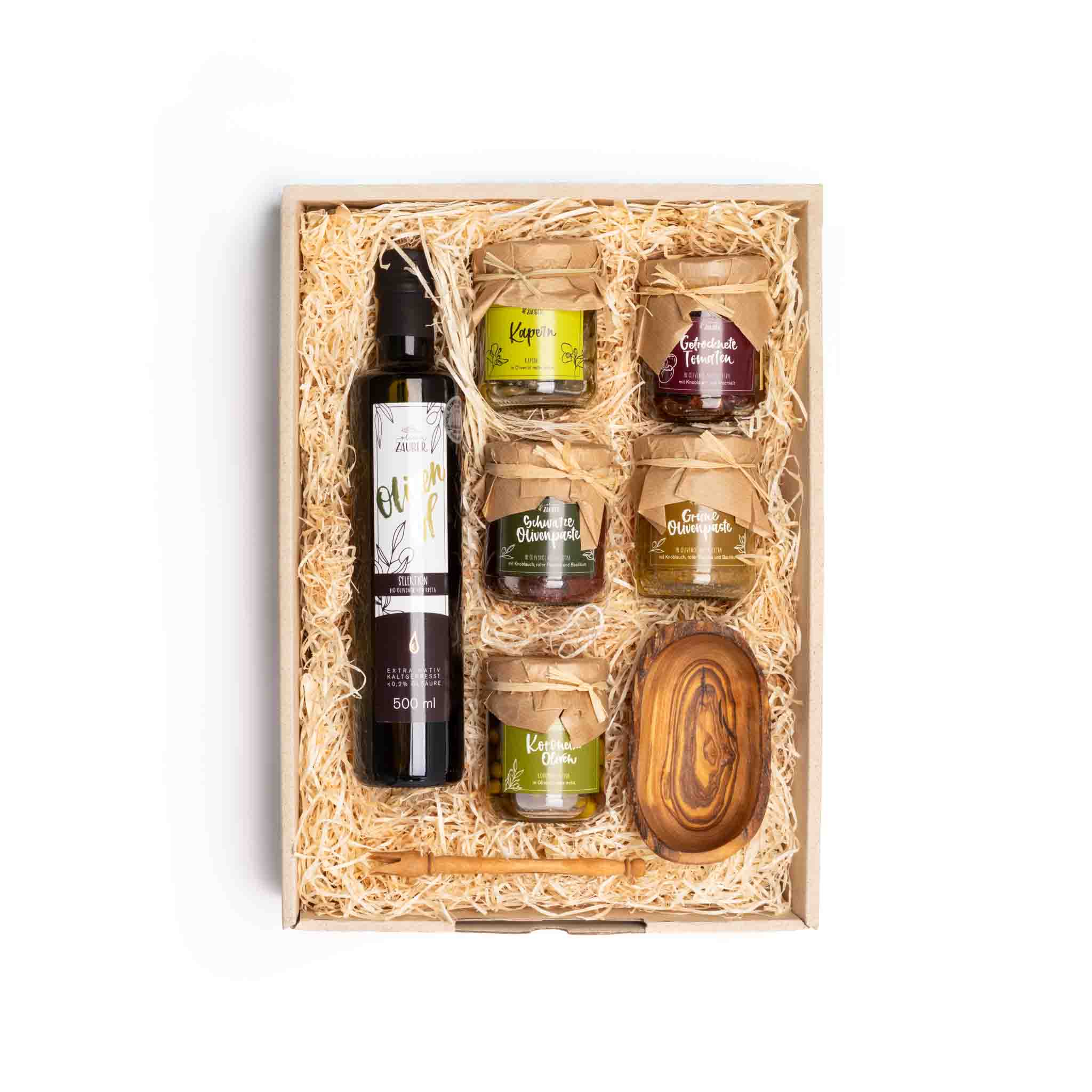 Geschenkset "Exklusive Genussmomente" - OlivenZauber - Olivenöl neu erleben