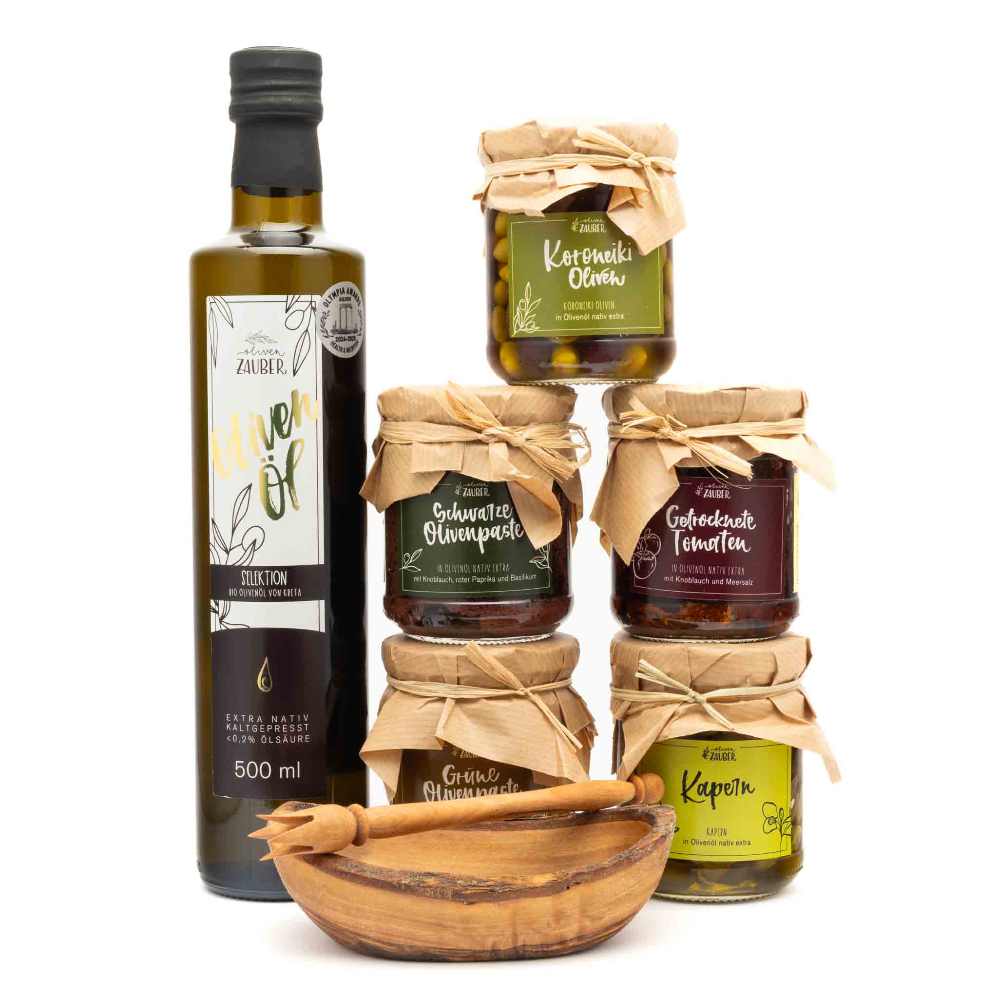 Geschenkset "Exklusive Genussmomente" - OlivenZauber - Olivenöl neu erleben