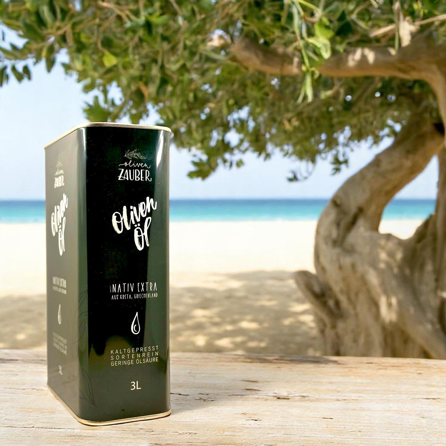 Griechisches Olivenöl nativ extra aus Kreta – 3 Liter Kanister - OlivenZauber - Olivenöl neu erleben