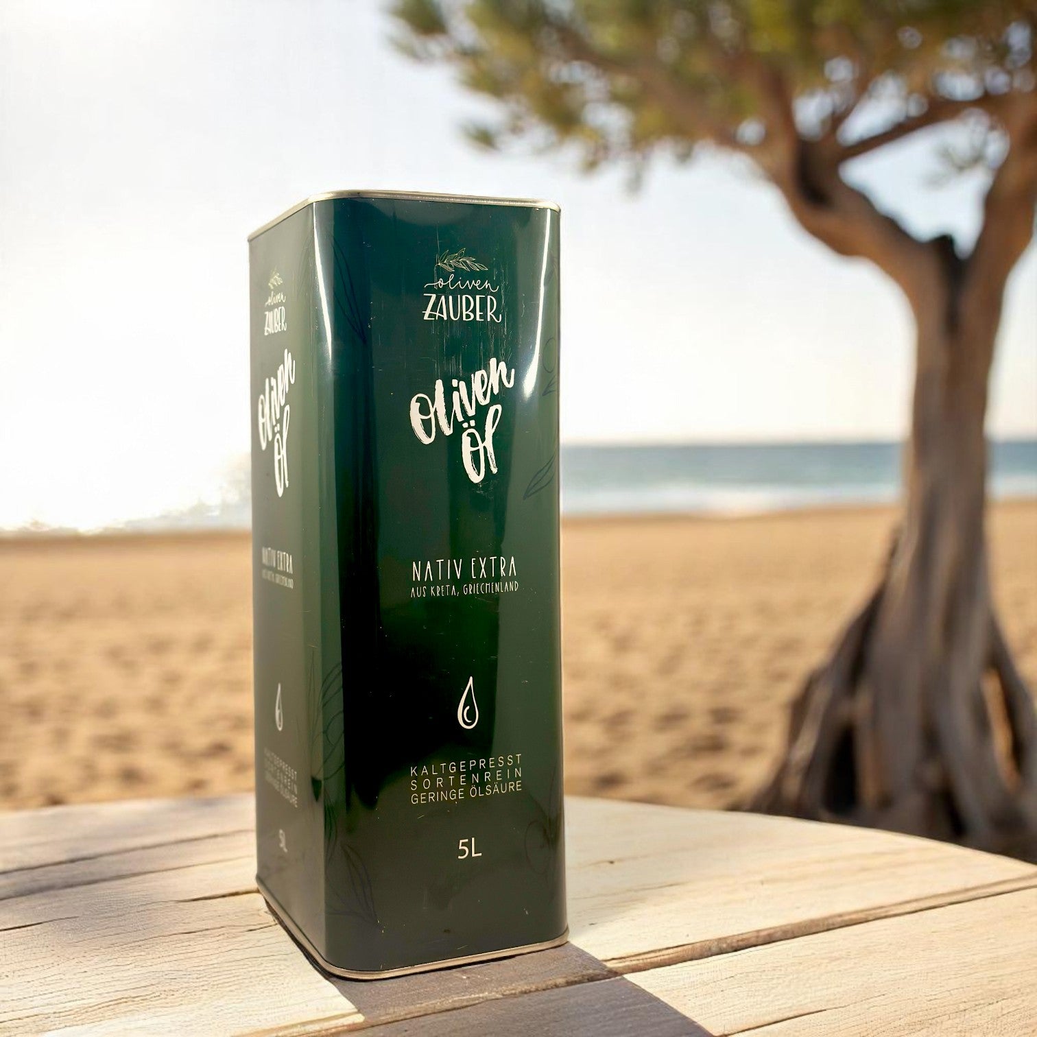 Griechisches Olivenöl nativ extra aus Kreta – 5 Liter Kanister - OlivenZauber - Olivenöl neu erleben