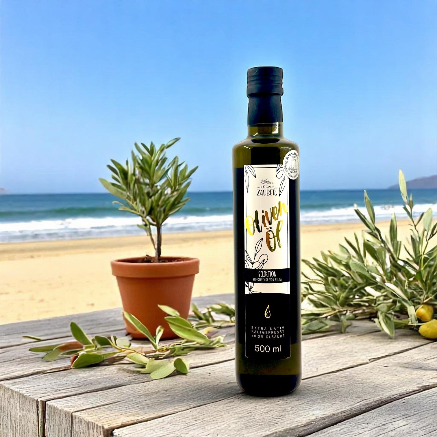Griechisches Premium Bio Olivenöl nativ extra "Selektion" - OlivenZauber - Olivenöl neu erleben
