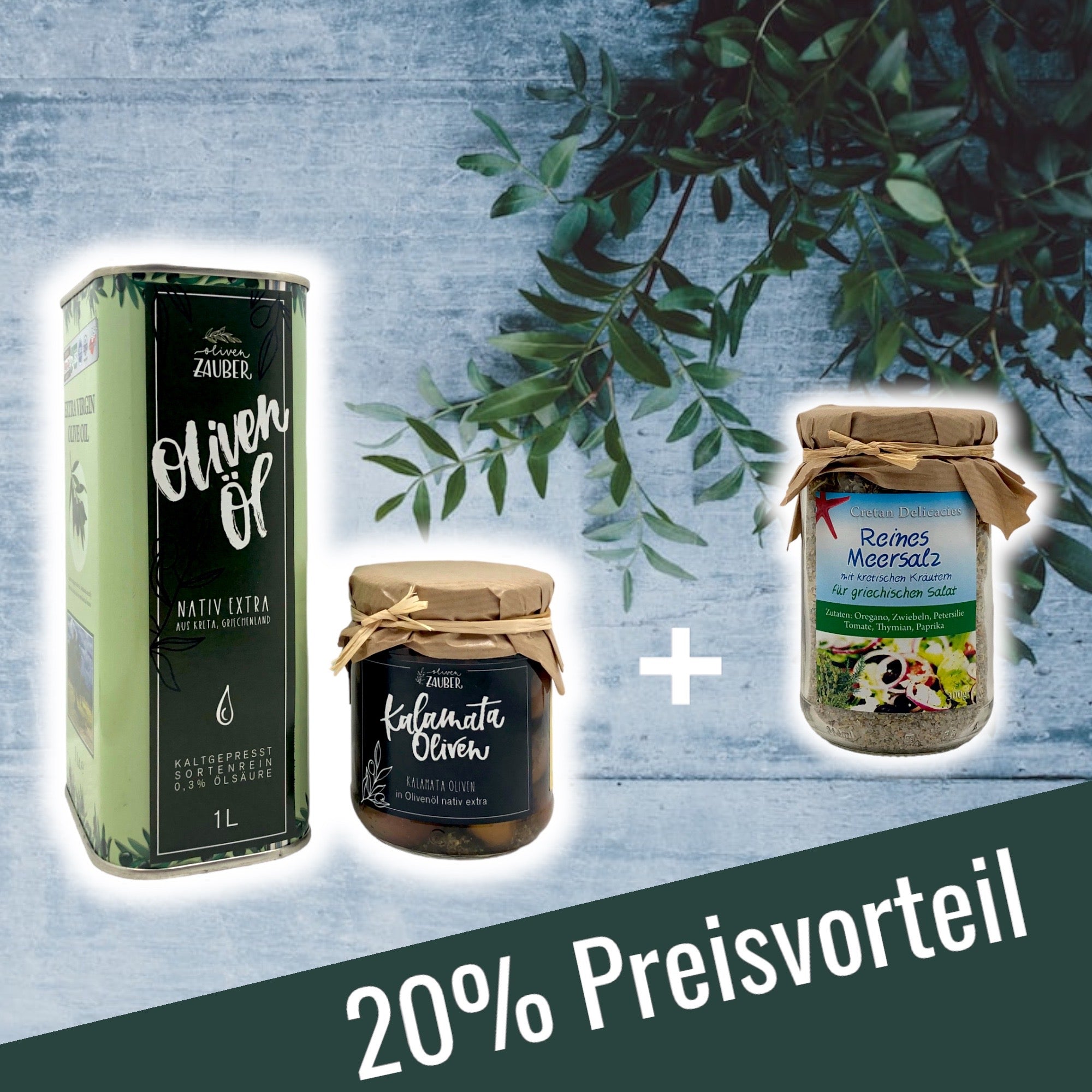 Probierpaket Oliven & Öl aus Kreta - OlivenZauber - Olivenöl neu erleben