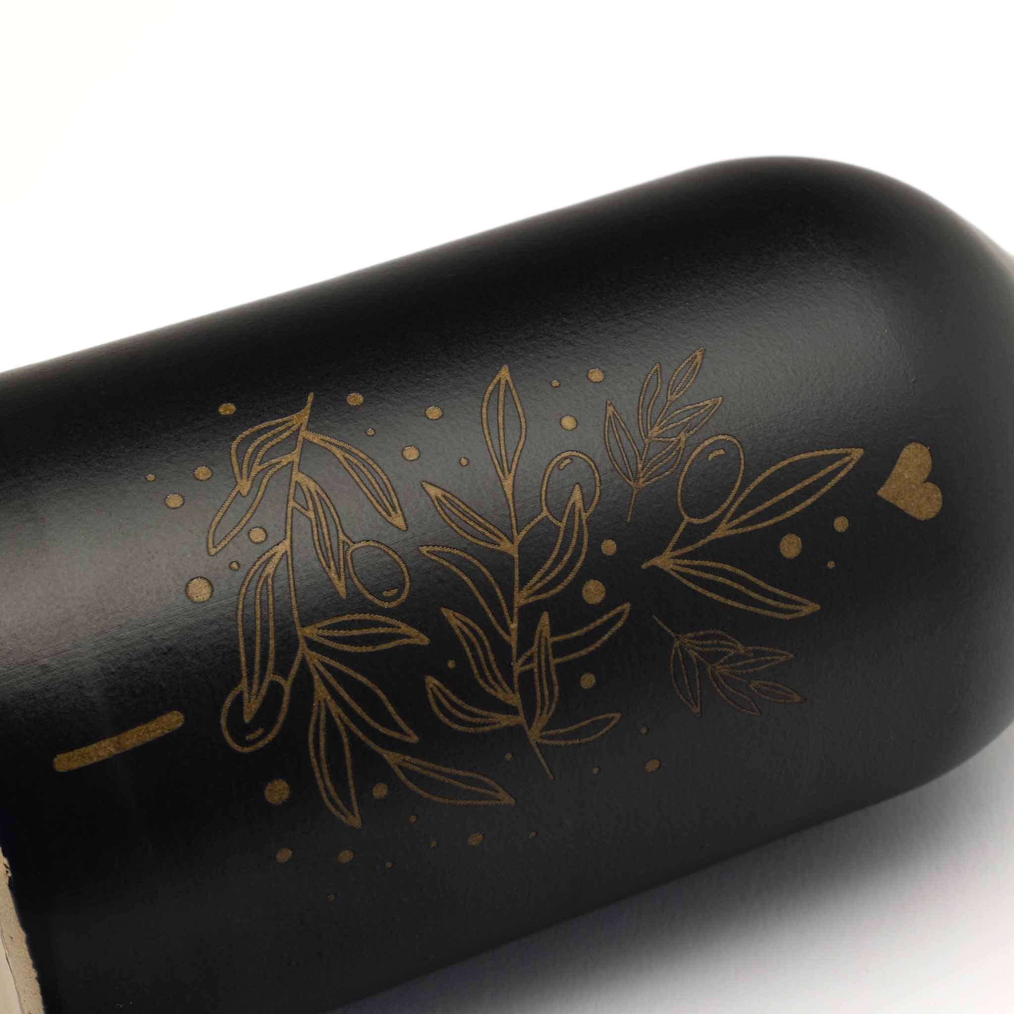 Tonflasche "Weihnachtsbaum" - OlivenZauber - Olivenöl neu erleben