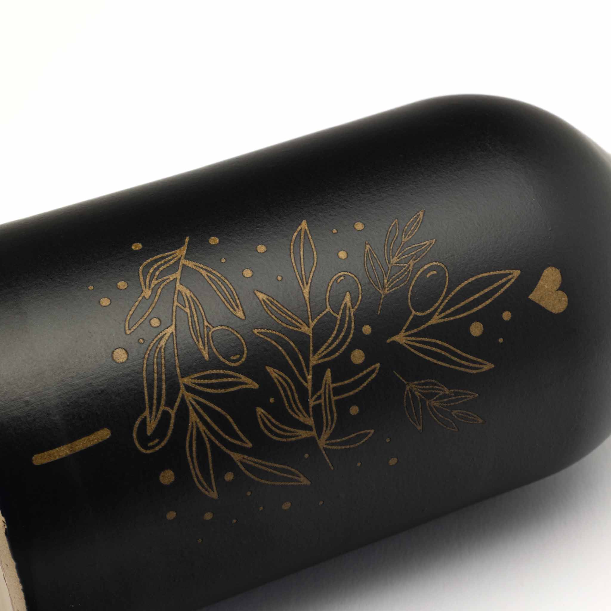 Tonflasche "Weihnachtsbaum" - OlivenZauber - Olivenöl neu erleben