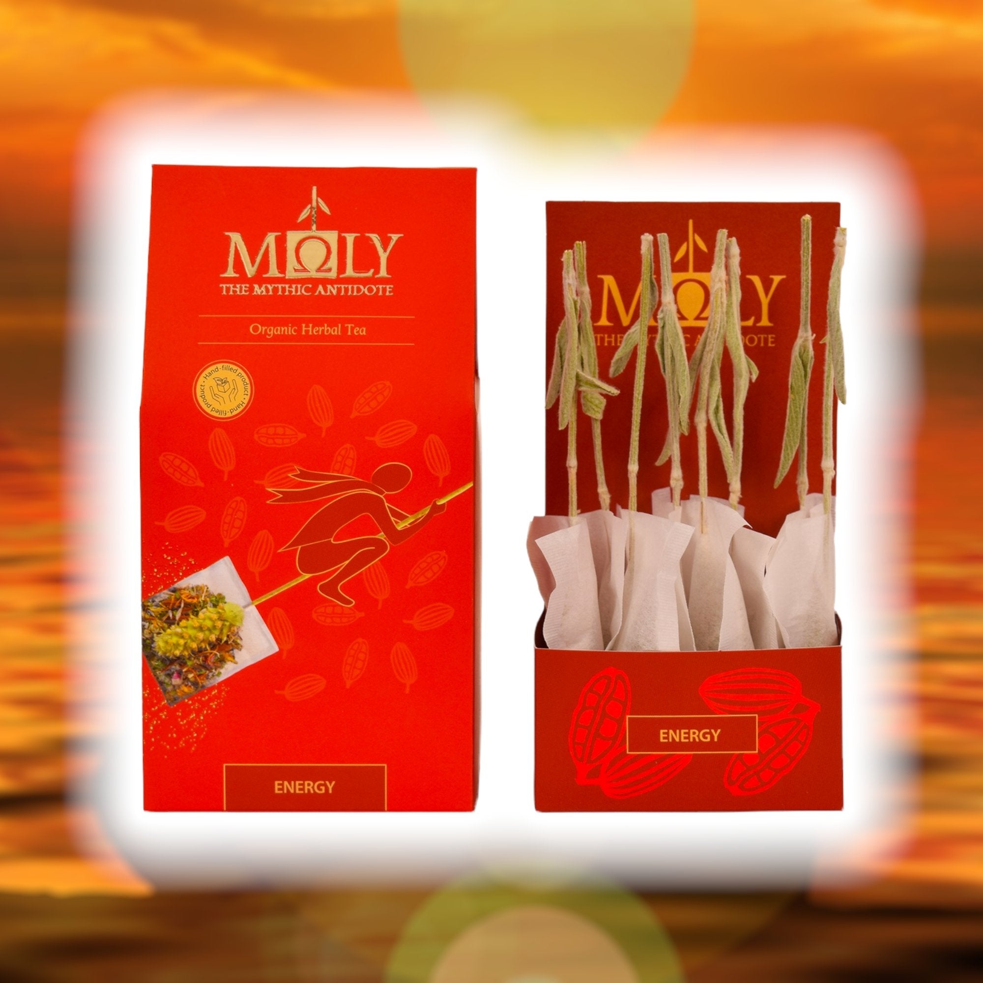 Griechischer Bio Bergtee – Kräuterteemischung “Energie” - OlivenZauber - Olivenöl neu erleben