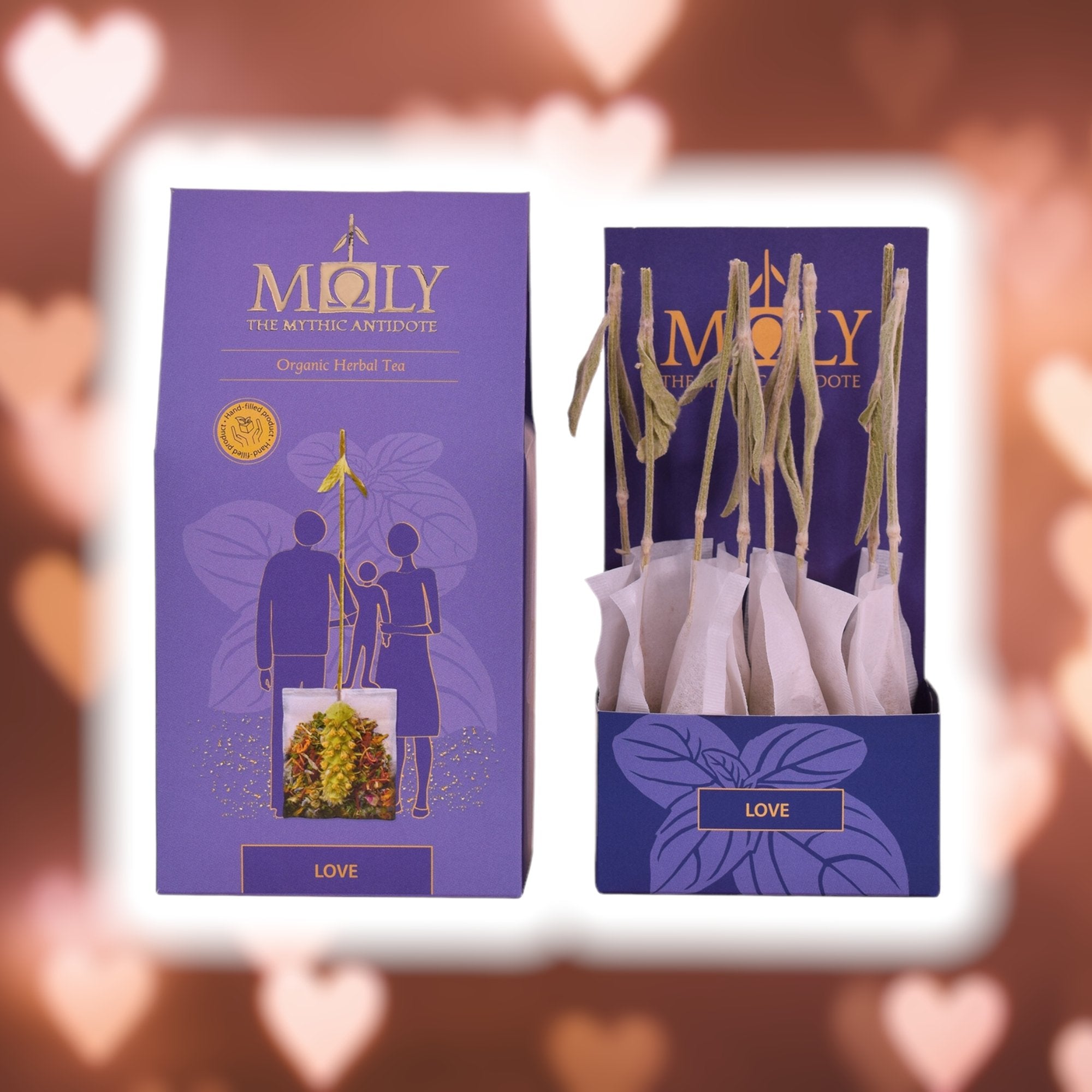 Griechischer Bio Bergtee – Kräuterteemischung “Liebe” - OlivenZauber - Olivenöl neu erleben