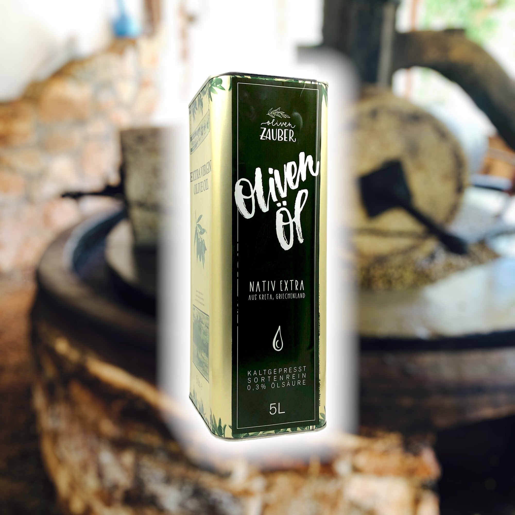 Griechisches Olivenöl nativ extra aus Kreta – 5 Liter Kanister - OlivenZauber - Olivenöl neu erleben
