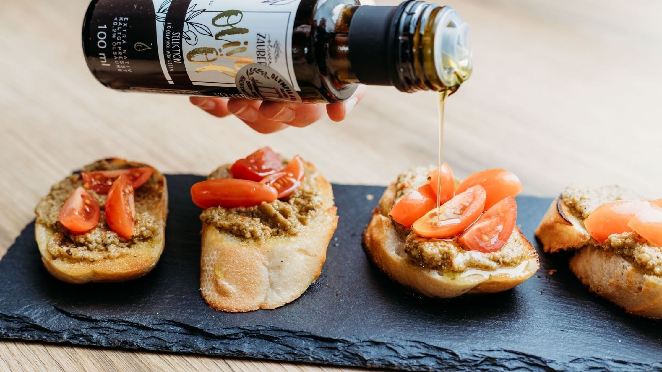 Mediterrane Genussmomente: Olivenpaste, Selektion & Crostini - OlivenZauber - Olivenöl neu erleben