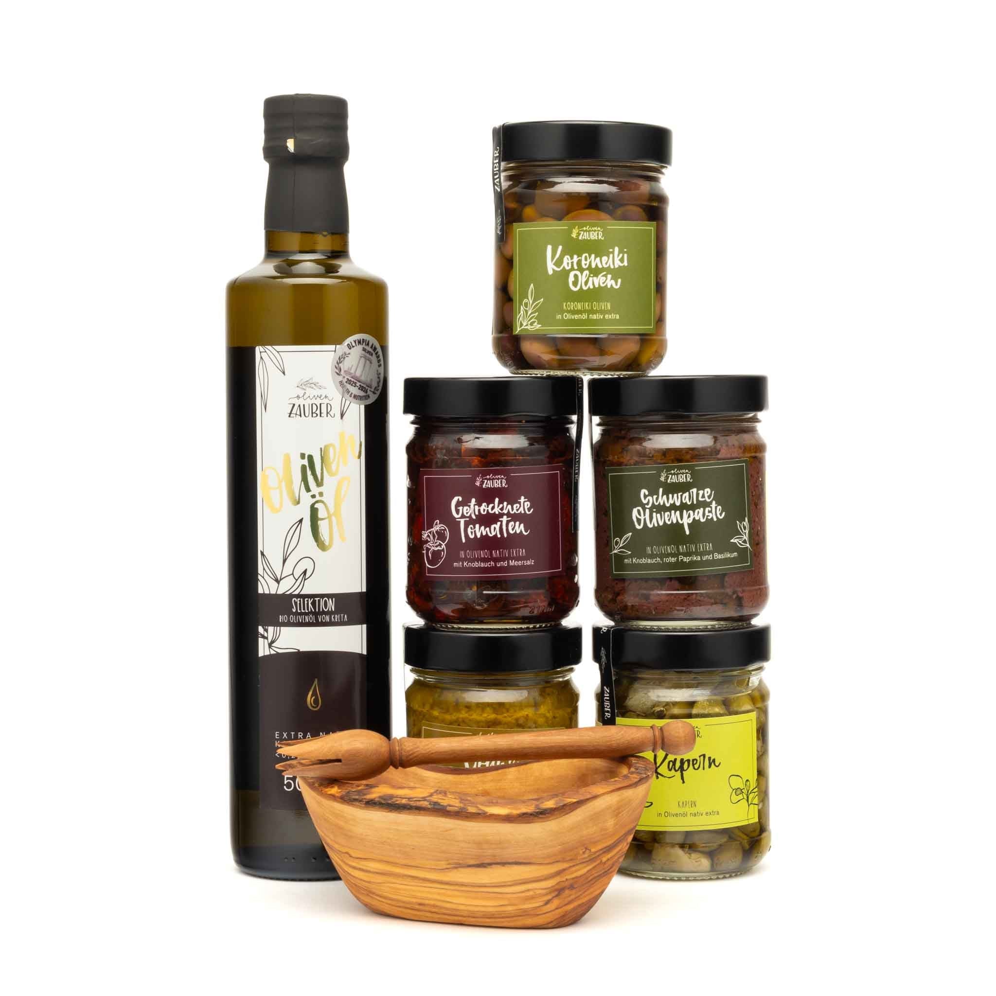 Geschenkset "Exklusive Genussmomente" - OlivenZauber - Olivenöl neu erleben