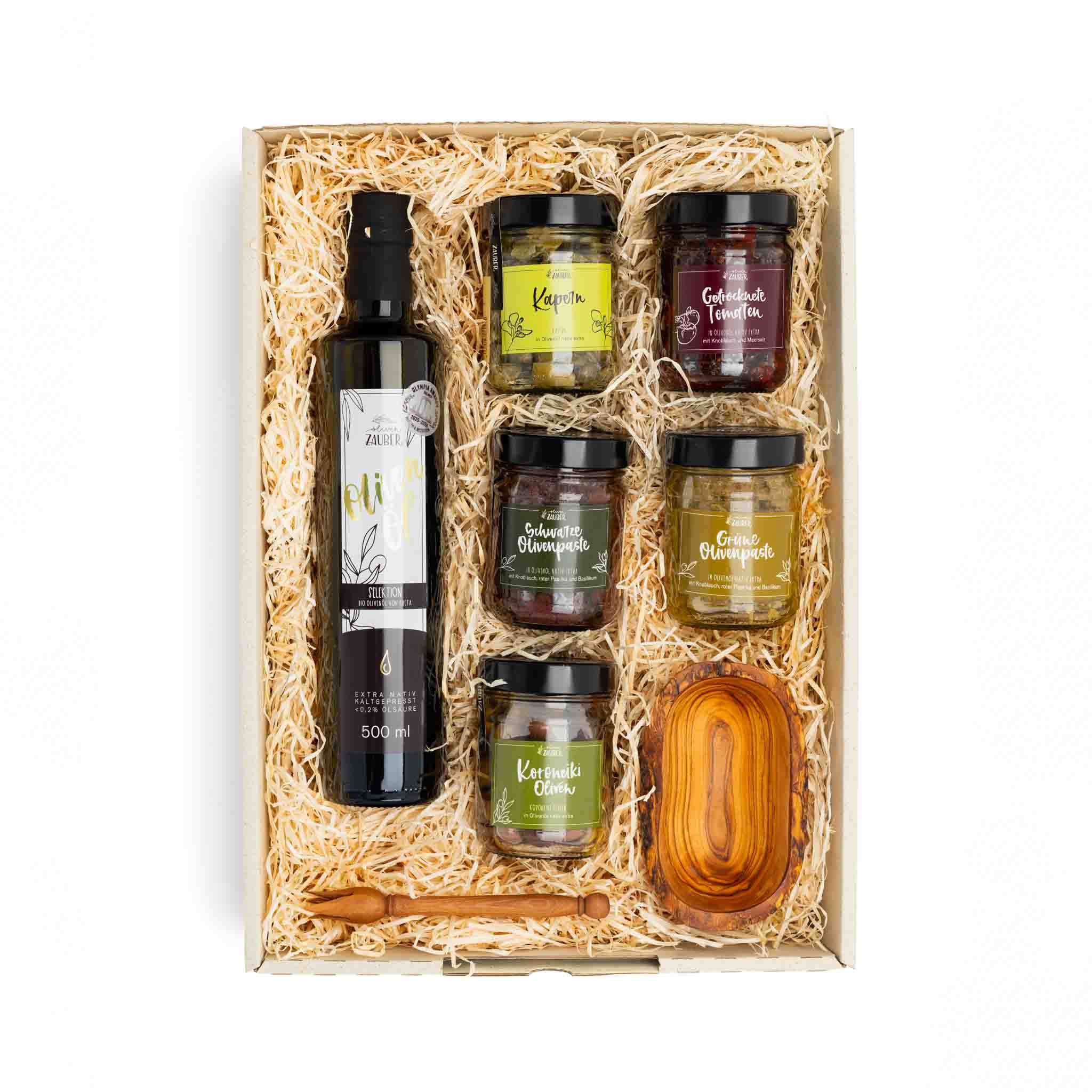 Geschenkset "Exklusive Genussmomente" - OlivenZauber - Olivenöl neu erleben