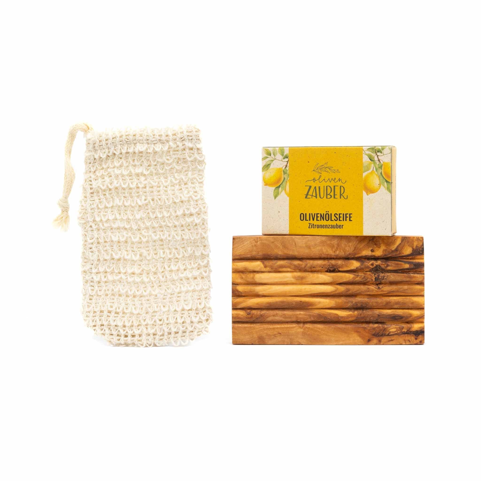 Geschenkset Seife Zitronenzauber - OlivenZauber - Olivenöl neu erleben