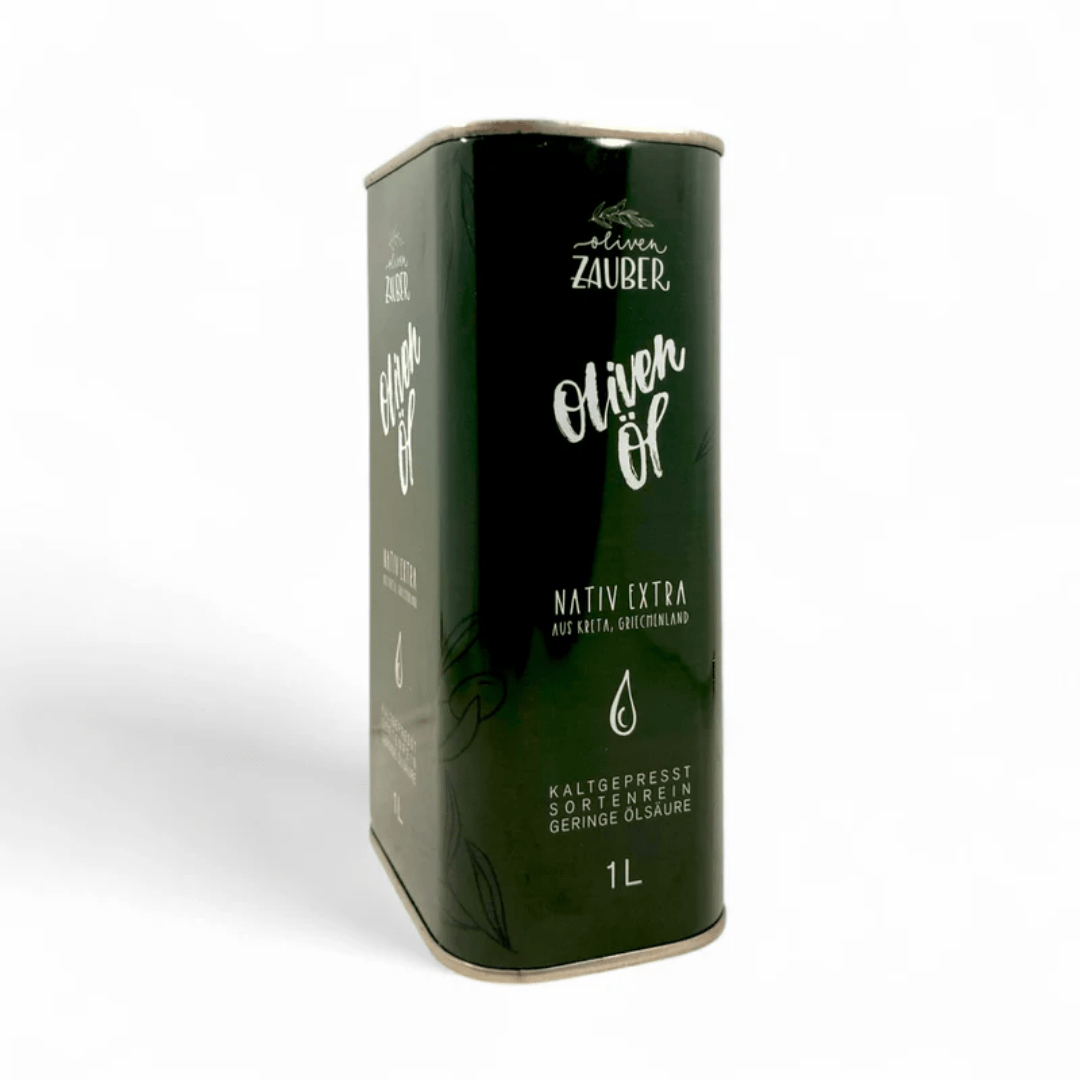 Griechisches Olivenöl nativ extra aus Kreta – 1000ml Dose - Upsell - OlivenZauber - Olivenöl neu erleben