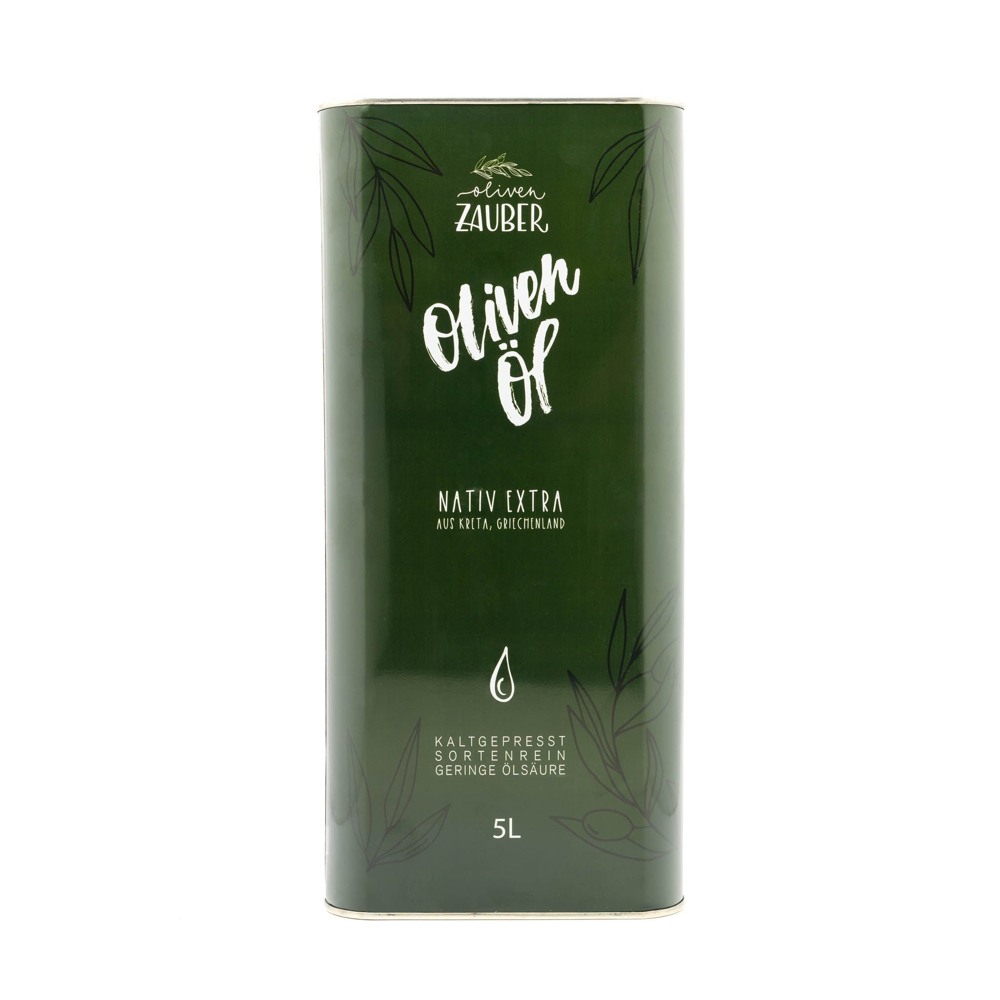 Griechisches Olivenöl nativ extra aus Kreta – 5 Liter Kanister - OlivenZauber - Olivenöl neu erleben
