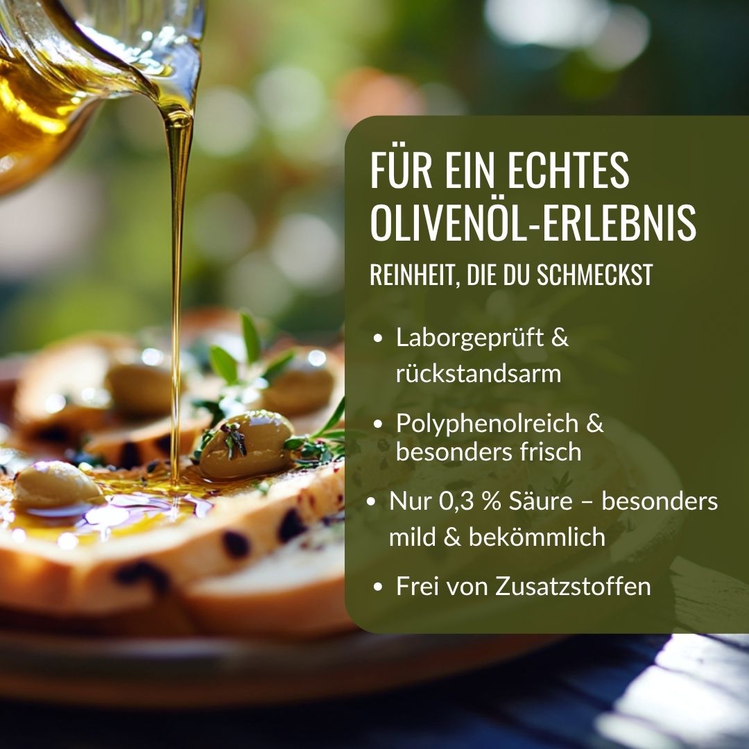 Griechisches Premium Bio Olivenöl nativ extra "Selektion" - OlivenZauber - Olivenöl neu erleben