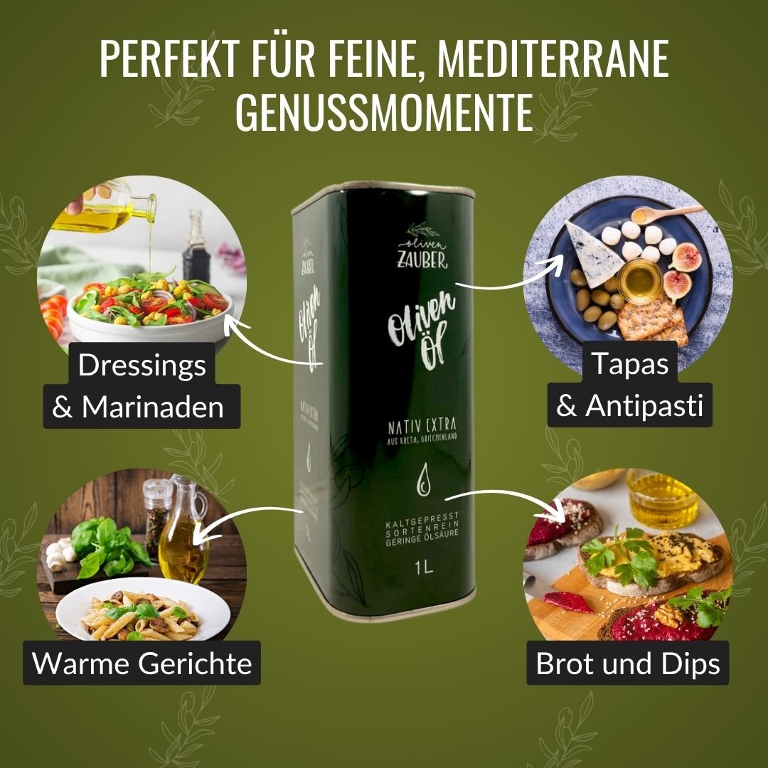 Griechisches Premium Bio Olivenöl nativ extra "Selektion" - OlivenZauber - Olivenöl neu erleben