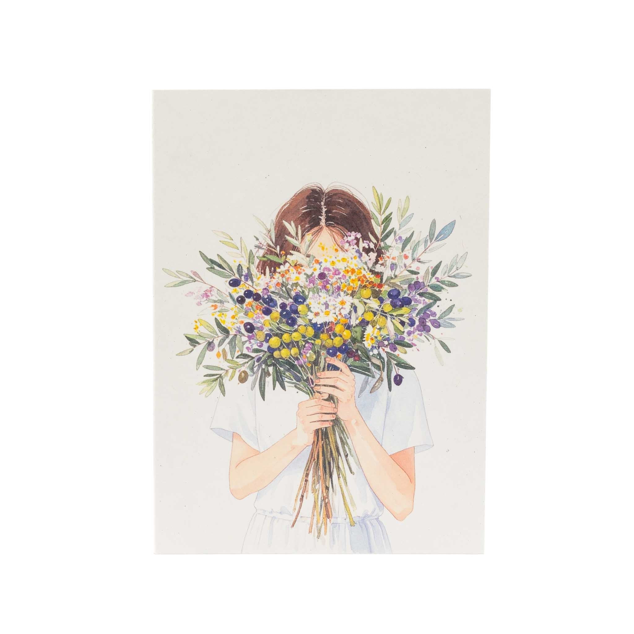 Grußkarte "Blumen für Dich" - OlivenZauber - Olivenöl neu erleben