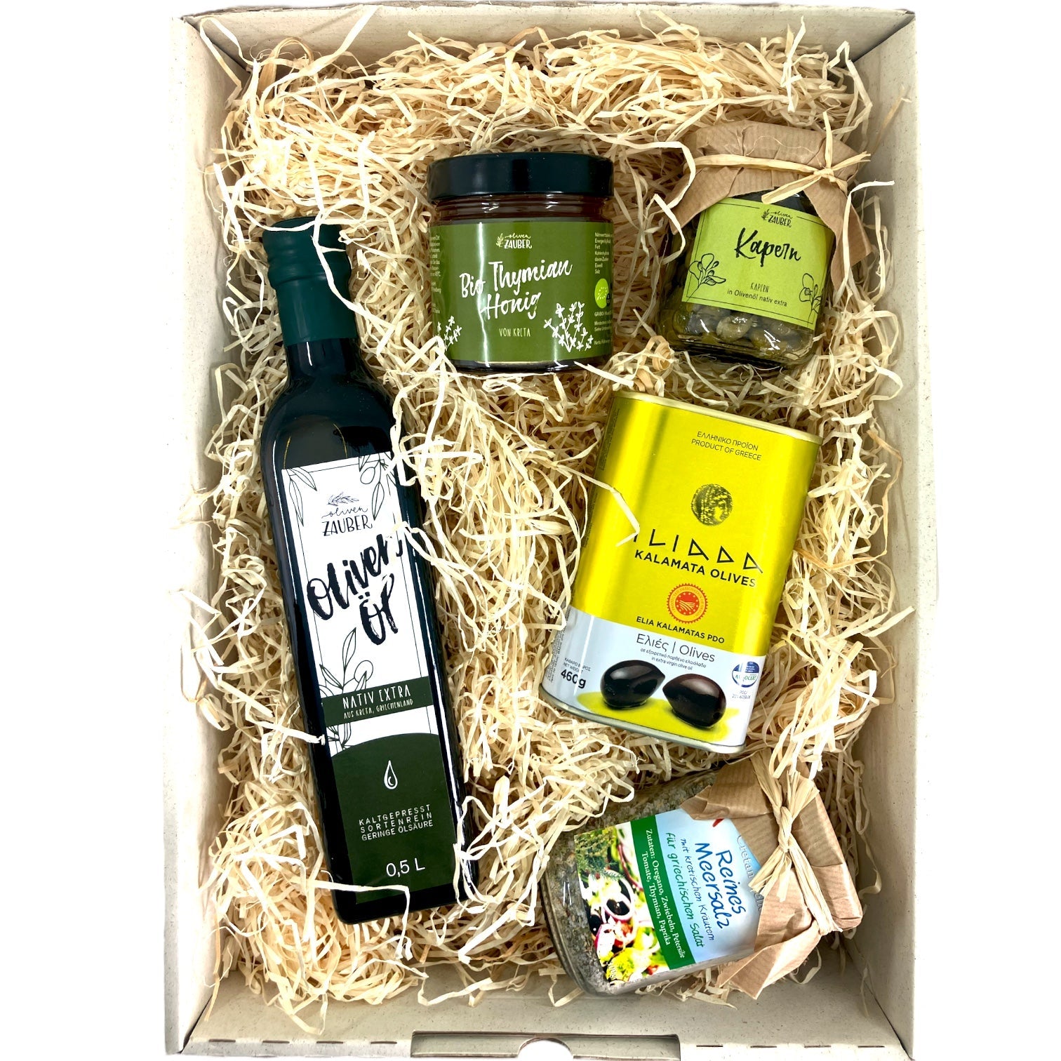 OlivenZauber Geschenkset “Griechischer Salat” - OlivenZauber - Olivenöl neu erleben