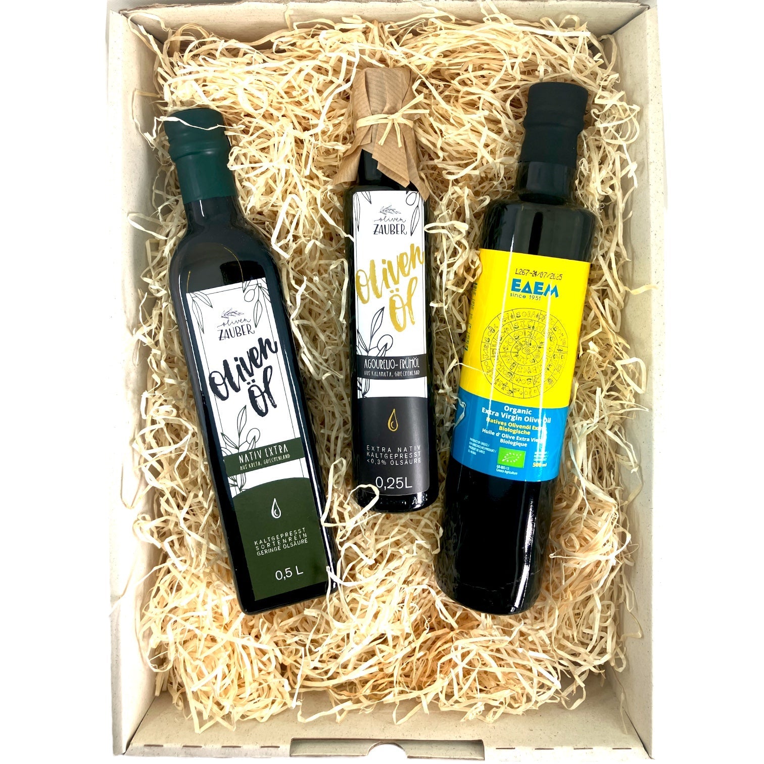 OlivenZauber Geschenkset “Olivenöl aus Kreta” - OlivenZauber - Olivenöl neu erleben