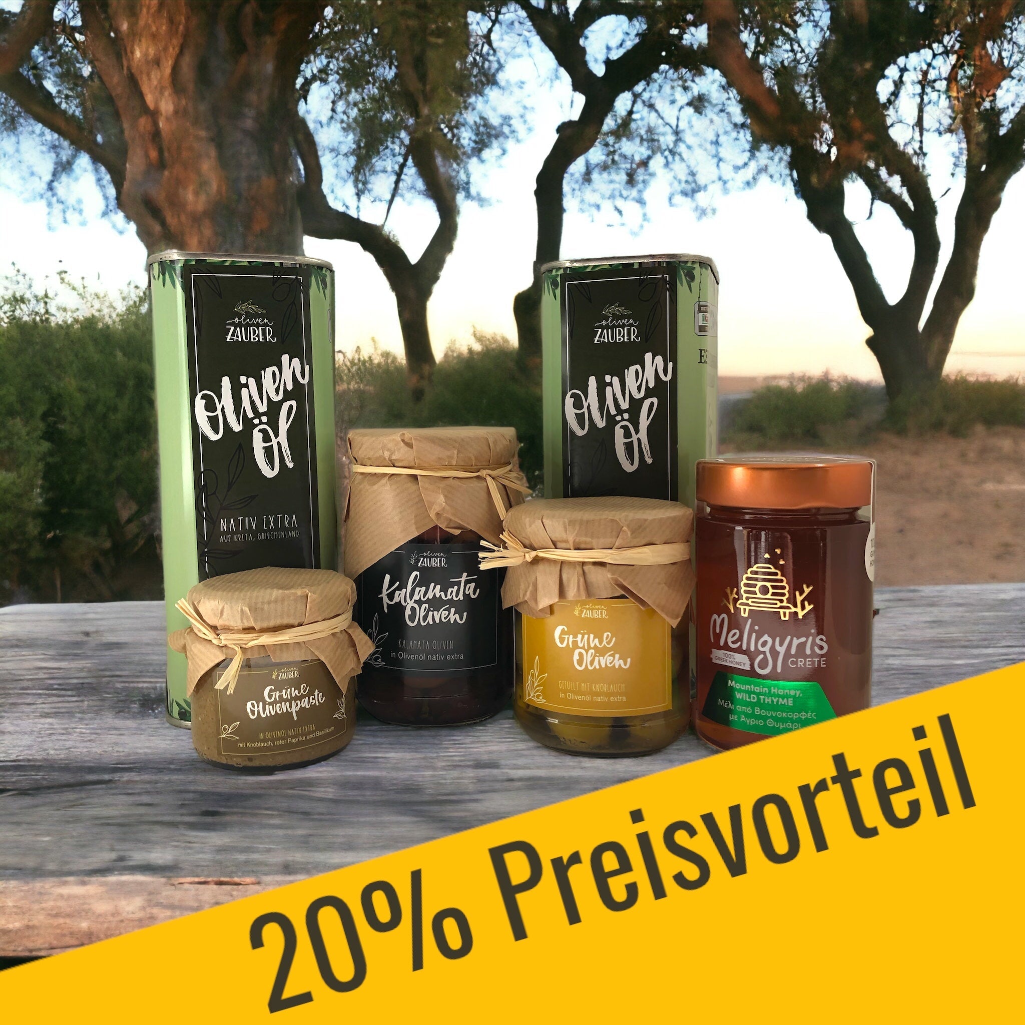 OlivenZauber Probierpaket mit 20% Preisvorteil - OlivenZauber - Olivenöl neu erleben