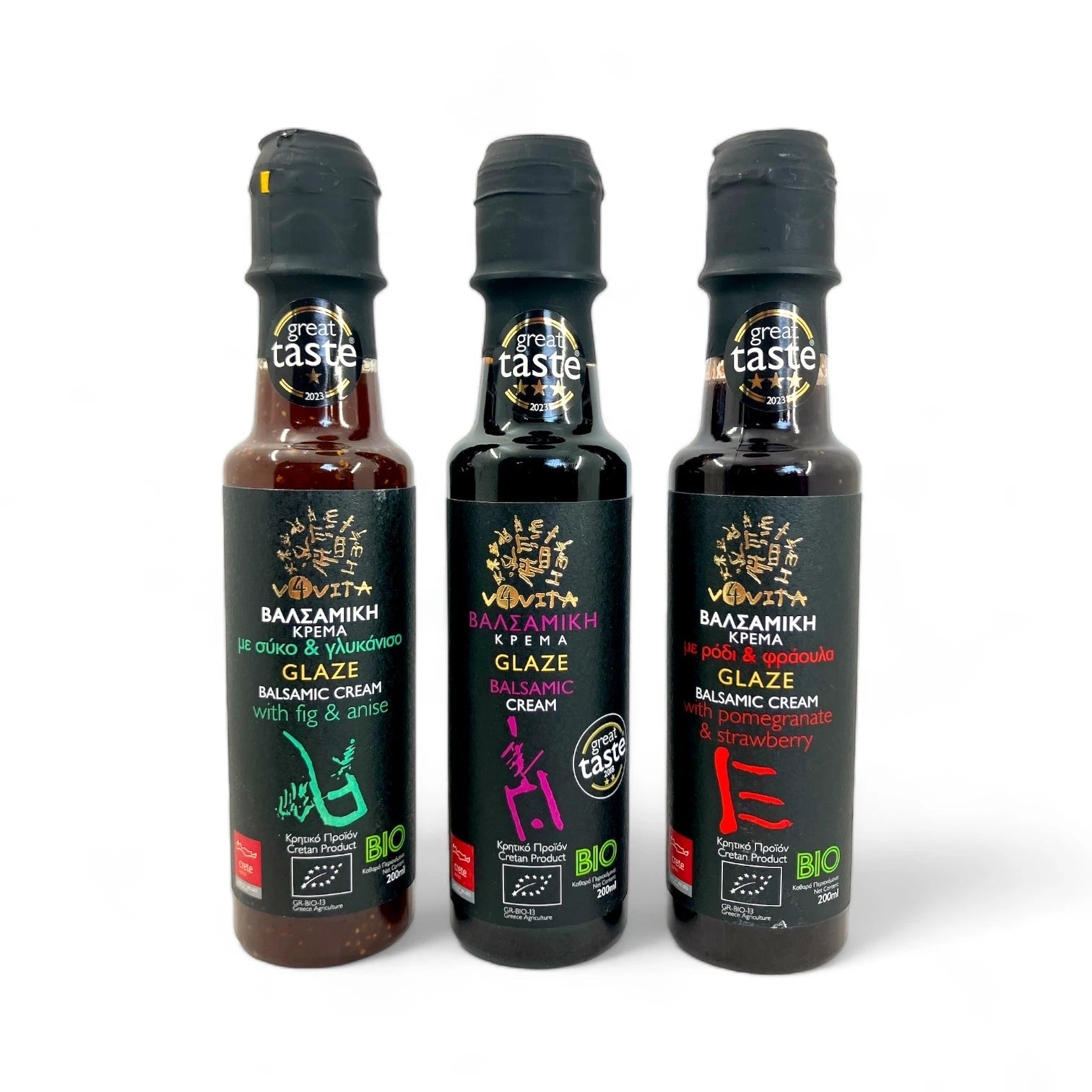 Probierpaket Bio Balsamico Cremes "Great Taste" - OlivenZauber - Olivenöl neu erleben