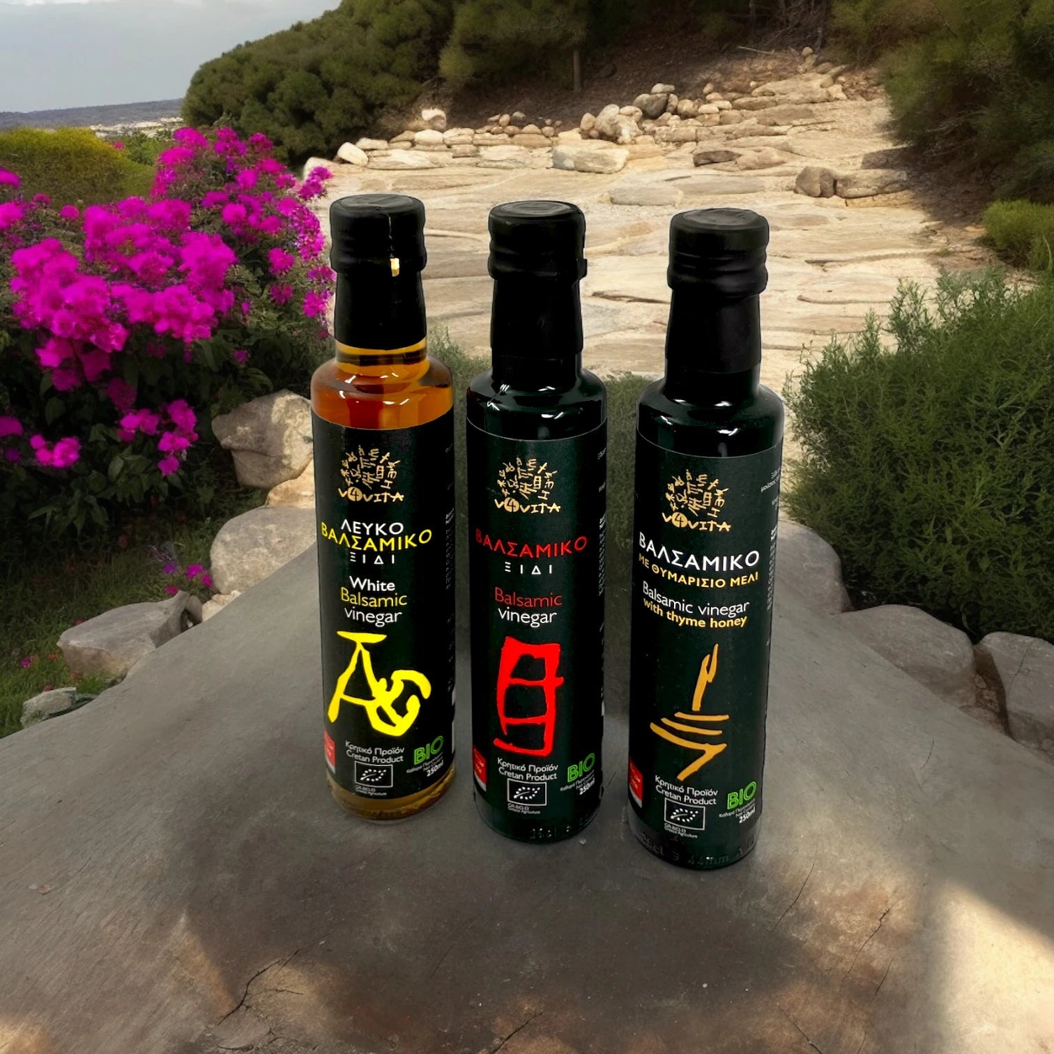 Probierpaket Bio Balsamico Essig aus Kreta - OlivenZauber - Olivenöl neu erleben