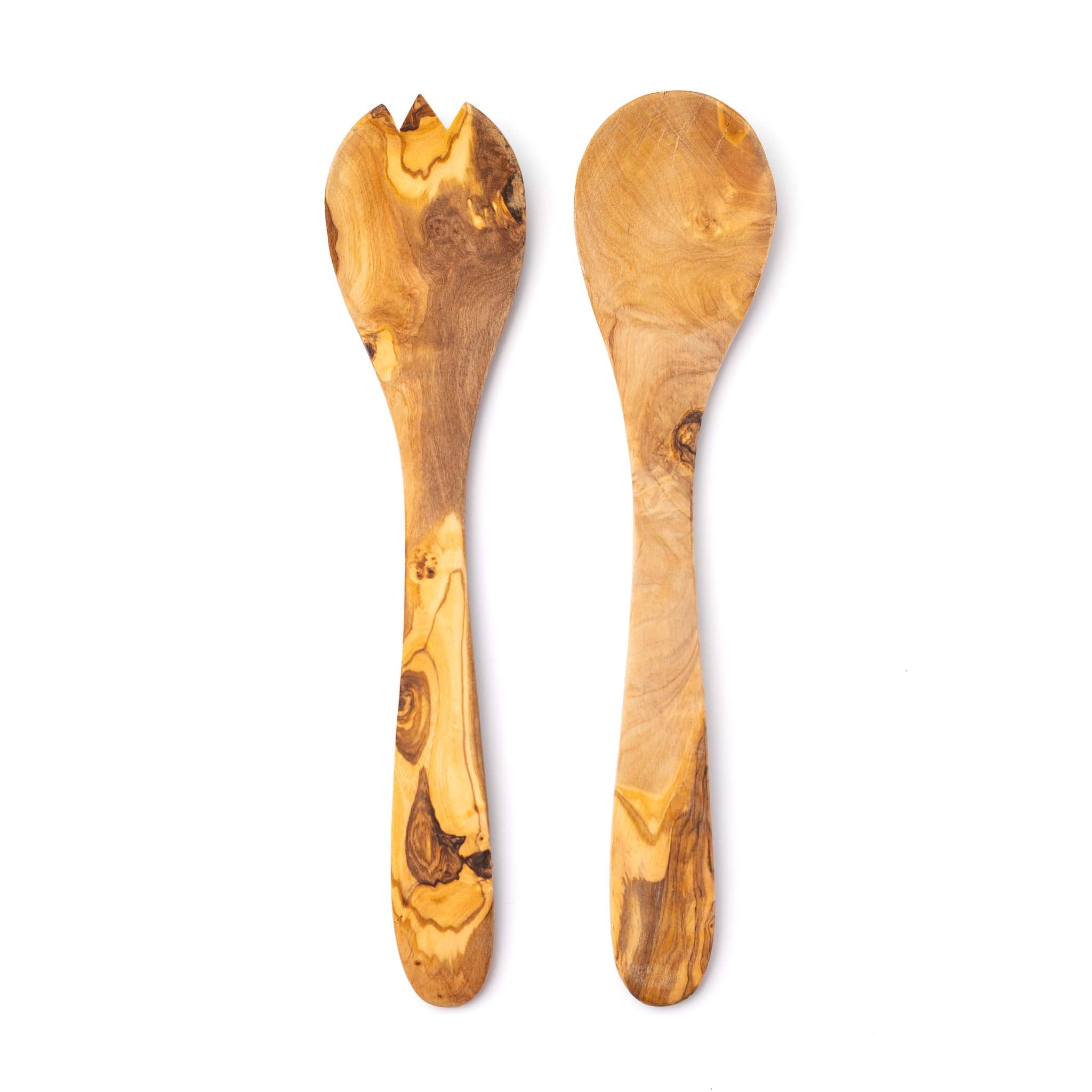 Salatbesteck groß 30 cm - OlivenZauber - Olivenöl neu erleben