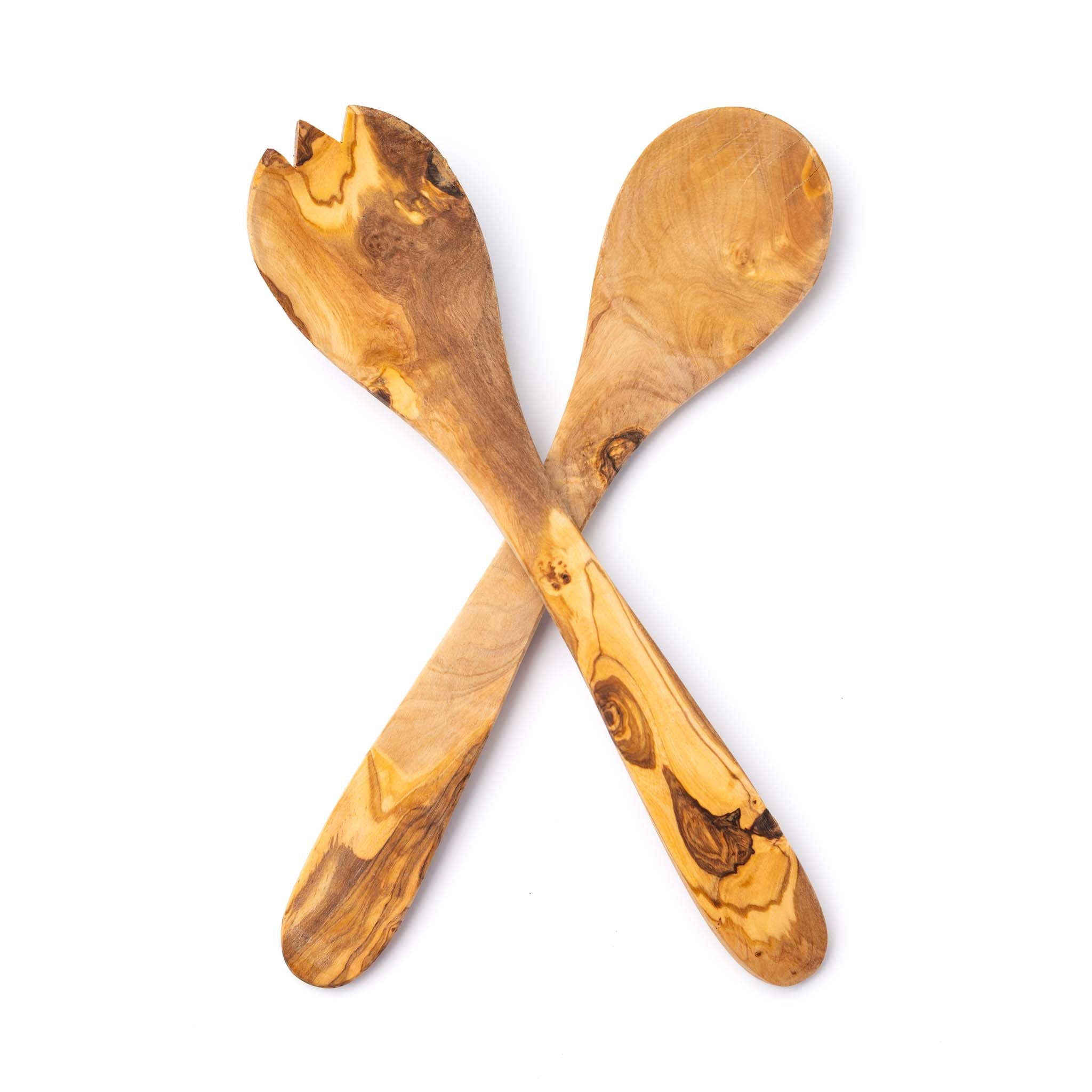 Salatbesteck groß 30 cm - OlivenZauber - Olivenöl neu erleben