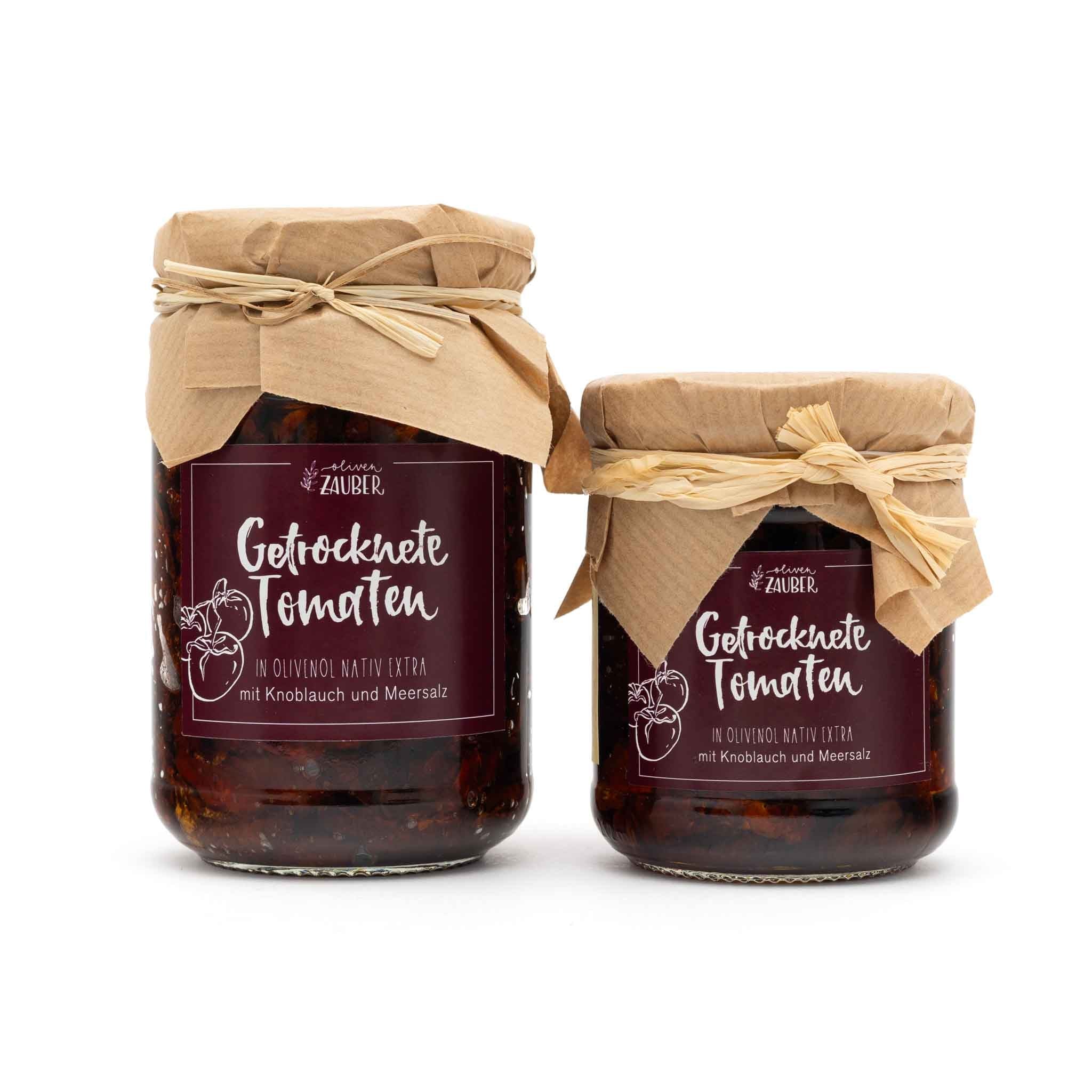 Sonnengetrocknete Tomaten in Olivenöl nativ extra - OlivenZauber - Olivenöl neu erleben