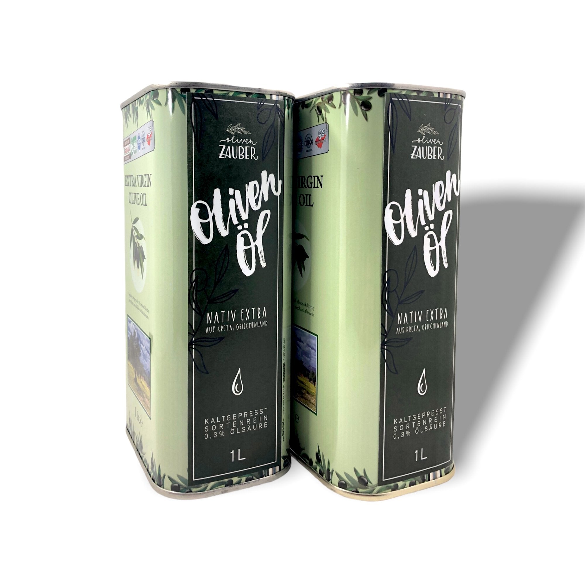 Griechisches Olivenöl nativ extra aus Kreta – 1000ml Doppelpack - OlivenZauber - Olivenöl neu erleben